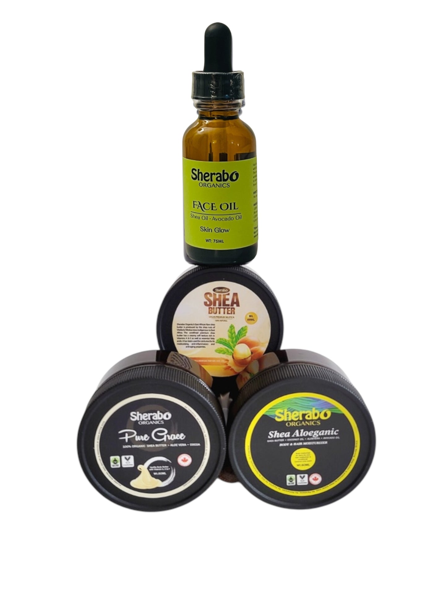Sample Set Shea Body butters & Face Moisturizers