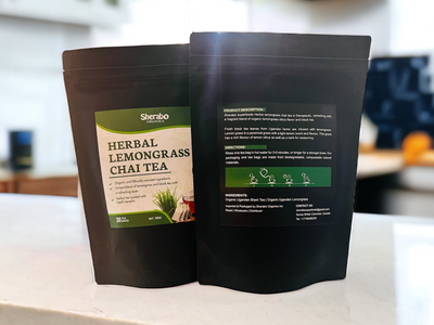 Rejuvenate with Sherabo's Herbal Organic Lemongrass Tea~ 30 bags