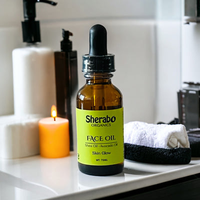 Lime scented Skin Glow Shea Face Oil
