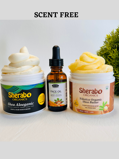Scent Free Skin Nutrition Shea butters | Face Oil - Sherabo Organics Inc.