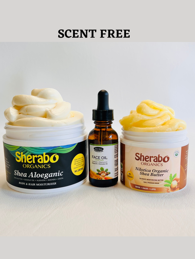 Scent Free Skin Nutrition Shea butters | Face Oil - Sherabo Organics Inc.