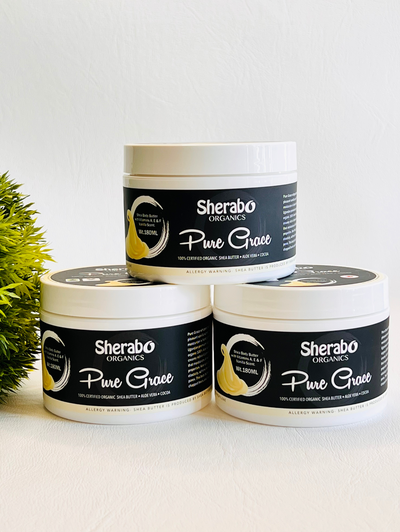 Value Bundle Pure Grace Vegan Shea body butter - Sherabo Organics Inc.