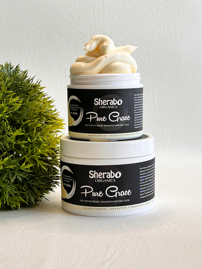Value Bundle Pure Grace Vegan Shea body butter - Sherabo Organics Inc.